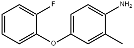 4-(2-FLUOROPHENOXY)-2-METHYLANILINE Struktur