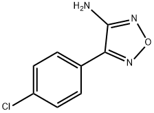 4-(4-CHLOROPHENYL)-1,2,5-OXADIAZOL-3-AMINE Struktur