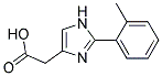 (2-O-TOLYL-1H-IMIDAZOL-4-YL)-ACETIC ACID Struktur