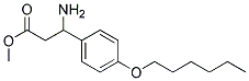 METHYL-3-AMINO-3-(4-HEXYLOXYPHENYL)PROPIONATE Struktur