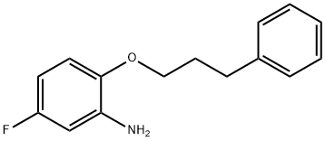 5-FLUORO-2-(3-PHENYLPROPOXY)ANILINE Struktur