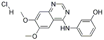 4-(3'-HYDROXYPHENYL)AMINO-6,7-DIMETHOXYQUINAZOLINE, HCL Struktur