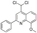 4-DICHLOROMETHYL-8-METHOXY-2-PHENYL-QUINOLINE Struktur