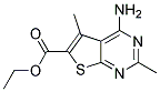 ETHYL 4-AMINO-2,5-DIMETHYLTHIENO[2,3-D]PYRIMIDINE-6-CARBOXYLATE Struktur