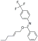 N-(4-TRIFLUOROMETHYL-PHENYL)-BENZIMIDIC ACID HEX-2-ENYL ESTER Struktur