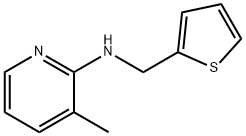 3-METHYL-N-(THIEN-2-YLMETHYL)PYRIDIN-2-AMINE Struktur