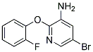 5-BROMO-2-(2-FLUORO-PHENOXY)-PYRIDIN-3-YLAMINE Struktur