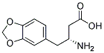 (R)-3-AMINO-4-(BENZO[D][1,3]DIOXOL-5-YL)BUTANOIC ACID Struktur