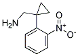 C-[1-(2-NITRO-PHENYL)-CYCLOPROPYL]-METHYLAMINE Struktur