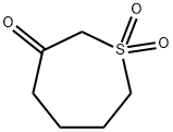 THIEPAN-3-ONE 1,1-DIOXIDE Struktur