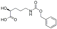 (2S)-5-([(BENZYLOXY)CARBONYL]AMINO)-2-HYDROXYPENTANOIC ACID Struktur