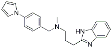 3-(1H-BENZIMIDAZOL-2-YL)-N-METHYL-N-[4-(1H-PYRROL-1-YL)BENZYL]PROPAN-1-AMINE Struktur