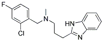 3-(1H-BENZIMIDAZOL-2-YL)-N-(2-CHLORO-4-FLUOROBENZYL)-N-METHYLPROPAN-1-AMINE Struktur