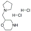 2-PYRROLIDIN-1-YLMETHYL-MORPHOLINE DIHYDROCHLORIDE Struktur