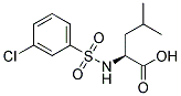 LEUCINE, N-[(3-CHLOROPHENYL)SULFONYL]-