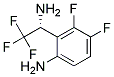 2-((R)-1-AMINO-2,2,2-TRIFLUORO-ETHYL)-3,4-DIFLUORO-PHENYLAMINE Struktur