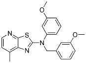 N-(3-METHOXYBENZYL)-N-(3-METHOXYPHENYL)-7-METHYL[1,3]THIAZOLO[5,4-B]PYRIDIN-2-AMINE Struktur