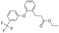 3-[2-(3-TRIFLUOROMETHYL-PHENOXY)-PHENYL]-PROPIONIC ACID ETHYL ESTER Struktur