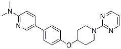 N,N-DIMETHYL-5-(4-[(1-PYRIMIDIN-2-YLPIPERIDIN-4-YL)OXY]PHENYL)PYRIDIN-2-AMINE Struktur