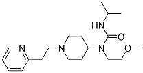 N'-ISOPROPYL-N-(2-METHOXYETHYL)-N-[1-(2-PYRIDIN-2-YLETHYL)PIPERIDIN-4-YL]UREA Struktur