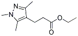 3-(1,3,5-TRIMETHYL-1H-PYRAZOL-4-YL)-PROPIONIC ACID ETHYL ESTER Struktur