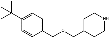 4-(TERT-BUTYL)BENZYL 4-PIPERIDINYLMETHYL ETHER Struktur