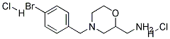 C-[4-(4-BROMO-BENZYL)-MORPHOLIN-2-YL]-METHYLAMINE DIHYDROCHLORIDE Struktur