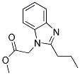 METHYL (2-PROPYL-1H-BENZIMIDAZOL-1-YL)ACETATE Struktur