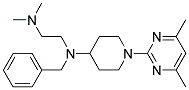 N-BENZYL-N-[1-(4,6-DIMETHYLPYRIMIDIN-2-YL)PIPERIDIN-4-YL]-N',N'-DIMETHYLETHANE-1,2-DIAMINE Struktur