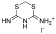 6-IMINO-1,3,5-DITHIAZINAN-4-IMINIUM IODIDE Struktur