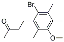 4-(2-BROMO-5-METHOXY-3,4,6-TRIMETHYL-PHENYL)-BUTAN-2-ONE Struktur