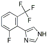 4-(2-FLUORO-6-TRIFLUOROMETHYL-PHENYL)-1H-IMIDAZOLE Struktur