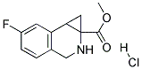 METHYL 6-FLUORO-1A,2,3,7B-TETRAHYDRO-1H-CYCLOPROPA[C]ISOQUINOLINE-1A-CARBOXYLATE HYDROCHLORIDE Struktur