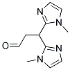 3,3-BIS-(1-METHYLIMIDAZOL-2-YL)PROPIONALDEHYDE Struktur