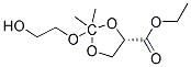 (S)-2-(2-HYDROXYETHOXY)ETHYL 2,2-DIMETHYL-1,3-DIOXOLANE-4-CARBOXYLATE Struktur