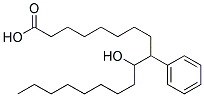 9-(10)-HYDROXYPHENYLSTEARIC ACID Struktur