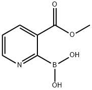 3-METHOXYCARBONYLPYRIDINE-2-BORONIC ACID Struktur