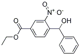 4-(HYDROXY-PHENYL-METHYL)-3-NITRO-BENZOIC ACID ETHYL ESTER Struktur