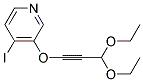 3-(3,3-DIETHOXY-PROP-1-YNYLOXY)-4-IODO-PYRIDINE Struktur