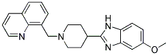 8-([4-(5-METHOXY-1H-BENZIMIDAZOL-2-YL)PIPERIDIN-1-YL]METHYL)QUINOLINE Struktur