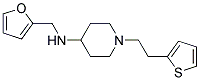 N-(2-FURYLMETHYL)-1-[2-(2-THIENYL)ETHYL]PIPERIDIN-4-AMINE Struktur