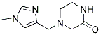 4-(1-METHYLIMIDAZOL-4-YLMETHYL)PIPERAZIN-2-ONE Struktur