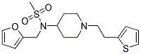 N-(2-FURYLMETHYL)-N-(1-[2-(2-THIENYL)ETHYL]PIPERIDIN-4-YL)METHANESULFONAMIDE Struktur