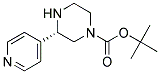 (S)-3-PYRIDIN-4-YL-PIPERAZINE-1-CARBOXYLIC ACID TERT-BUTYL ESTER Struktur