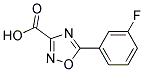 5-(3-FLUOROPHENYL)-1,2,4-OXADIAZOLE-3-CARBOXYLIC ACID Struktur