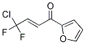 (E)-4-CHLORO-4,4-DIFLUORO-1-FURAN-2-YL-BUT-2-EN-1-ONE Struktur