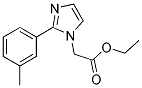 (2-M-TOLYL-IMIDAZOL-1-YL)-ACETIC ACID ETHYL ESTER Struktur