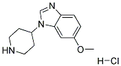 6-METHOXY-1-(PIPERIDIN-4-YL)-1H-BENZO[D]IMIDAZOLE HYDROCHLORIDE Struktur