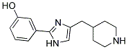 3-(4-PIPERIDIN-4-YLMETHYL-1H-IMIDAZOL-2-YL)-PHENOL Struktur