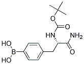 (4-(2S)-3-AMINO-2-[(TERT-BUTOXYCARBONYL)AMINO]-3-OXOPROPYLPHENYL)BORONIC ACID Struktur